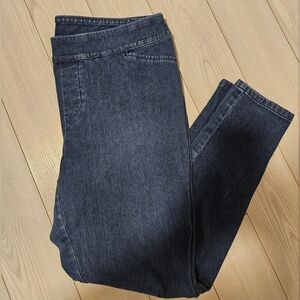 Calvin Klein Womens Large Jeggings Denim Darker Wash Pants Comfortable Stretchy